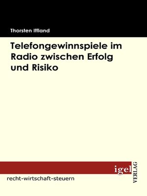 cover image of Telefongewinnspiele im Radio zwischen Erfolg und Risiko